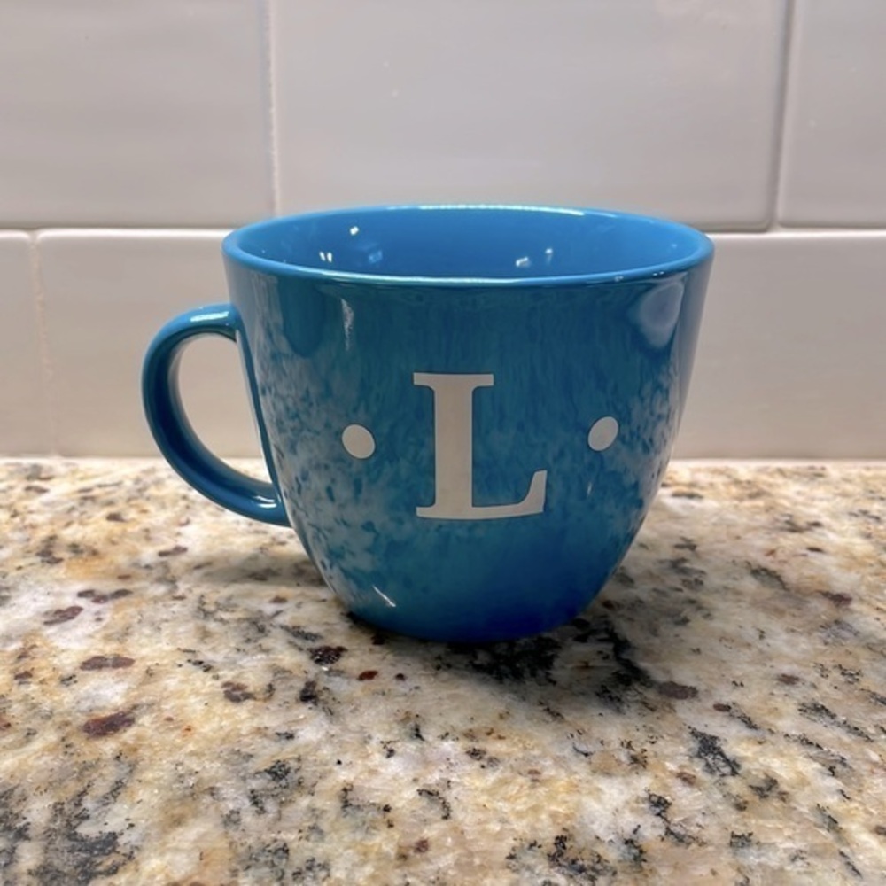 Coffee or Tea Mug with Letter L